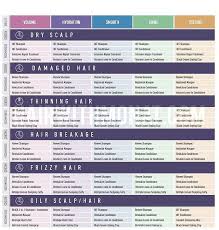 Recommendation Chart Monat Hair Monet Hair Products Hair