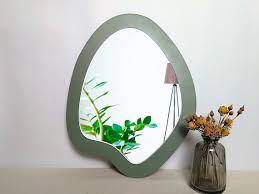Small Wall Mirror Sage Green Little