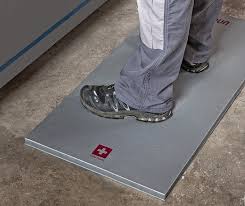 smart standing on a standing mat
