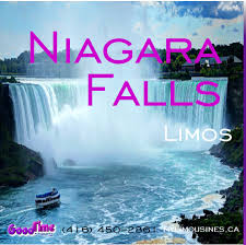 Niagara falls is a set of massive waterfalls located on the niagara river in eastern north america, on the border between the united states and canada. Niagara Falls Limo Party Bus Goodtime Limos