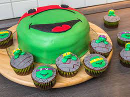 !du willst mehr von mir sehen ? Rezept Fur Ninja Turtles Muffins Und Einer Ninja Torte Brotfrei Torten Selber Machen Kuchen Ideen Torten