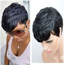 Best quality wigs for black women, buy put on and go african american human hair wigs at hairvivi. Amazon Com Vck Short Layered Wavy Human Hair Black Cute Natural Curly Wigs For Black Women 1b Color Beauty