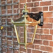 Polished Brass Suspended Wall Lantern