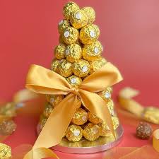 ferrero rocher tower centre piece by