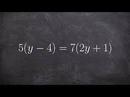 Solving An Equation With Distributive