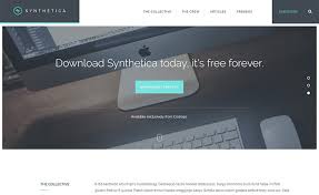 Html & bootstrap website templates. Synthetica Multipurpose Bootstrap Template Free Download In 2017