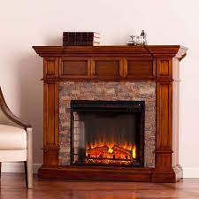 addao corner electric fireplace with