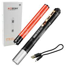 Acebeam Pt10 Gt Pen Light Flashlight 400 Lumen Samsung Led Rechargeable Light For Sale Online