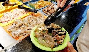 asian korean steamboat bbq buffet at