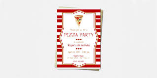 pizza party invitation 12 exles