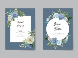wedding invitations card yellow flowers
