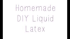 homemade diy liquid latex sfx