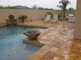 Pool Fountain And Outdoor Shower Tiles