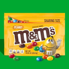 m m s peanut chocolate cans sharing