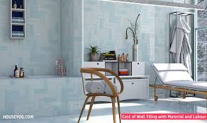 cost of wall tiling rate chart with