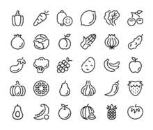 268 fruits vegetables clip art free