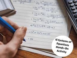 Systems Of Equations Hands On Activity