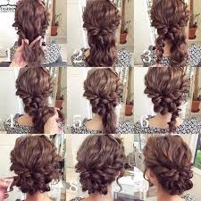 Meanwhile, only the top part of the hair is styled to leave the length down. Hairstyle Tutorials For Curly Hair Hair Styles Long Hair Styles Hair Tutorial