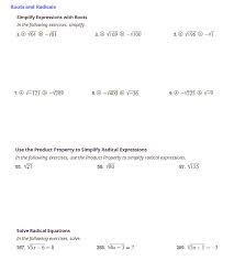 Radicals Simplify Expressions