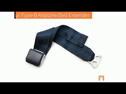 type b airplane seat belt extender by
