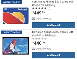 on 500 hawaiian airlines gift cards