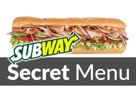 subway secret menu items dec 2020