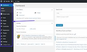 what is the wordpress admin dashboard