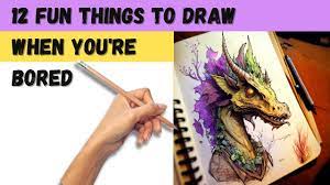 12 fun things to draw when you re bored