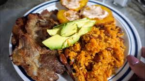 Hit sauté button and add olive oil, sofrito, olives, tomato sauce, sazon, diced tomatoes, and cook for about 3 minutes until everything is blended well. How To Puerto Rican Food Red Beans Rice Fried Pork Chops Tostones Youtube