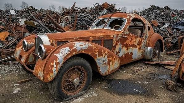 ASMR Car Restoration: Bugatti Type 57SC Atlantic 1936 | From Abandoned to Legendary