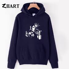 Us 19 23 48 Off Sonic Screwdriver David Tennant 10th 10 5th Doctor Who Police Box Girls Woman Female Autumn Winter Cotton Fleece Hoodies In Hoodies