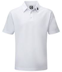 Junior Stretch Pique Solid Polo Shirt White X Large