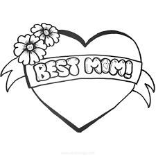 Before recognizing the heart coloring pages in further information, it is important for you to know what the meaning of heart is. Mother S Day Heart Coloring Pages Xcolorings Com