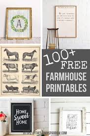 Free Farmhouse Printables For Easy Diy