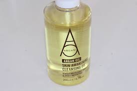argan skin awakening cleansing oil