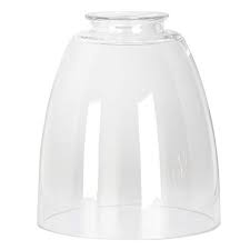 xiding oval cone clear glass shade