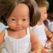 baby doll caucasian with down