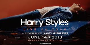 Harry Styles Live On Tour Coming To Hersheypark Stadium