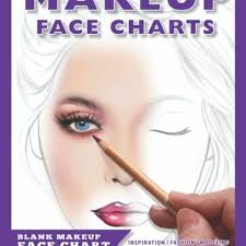 makeup face charts practice journal