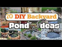 20 Diy Backyard Pond Ideas