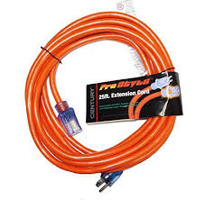 The utility cords stocked in such stores are safe for lamps and electronic equipment, but not air conditioners. Prostyle 25ft 12 Sjtw 3 Conductor Extension Cord With Lighted Ends Orange Extension Cord Air Conditioner Accessories Window Air Conditioners