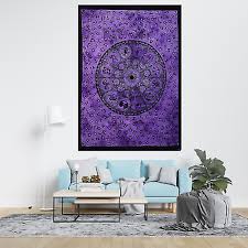 Purple Wall Hanging Tapestry Mandala