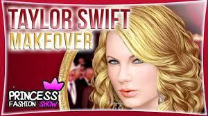 taylor swift makeover make up game