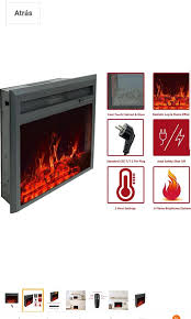 Flame Shade Electric Fireplace