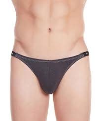 La Intimo Mens Cotton Spandex Thong Tough Underwear