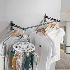 wall mount laundry rack adjustable