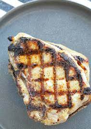 perfectly grilled pork chops