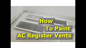 diy how to paint ac register air vents