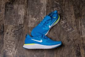 It's soft, springy, lightweight and durable. Nike Epic React Flyknit Sky Blue Running Shoes17 Sneakers Men Shoes Trainers Mens Shoes Casual Sneakers