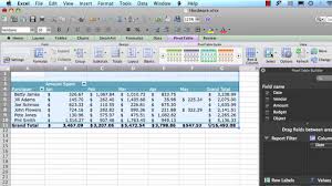 Excel 2011 For Mac Pivot Tables Step 4